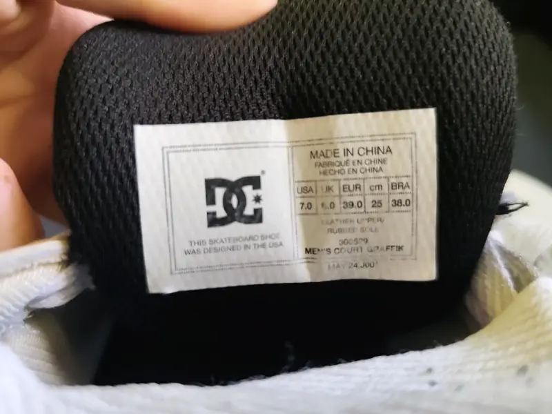 Zapatillas DC Court Graffik BLANCAS USADAS - 5
