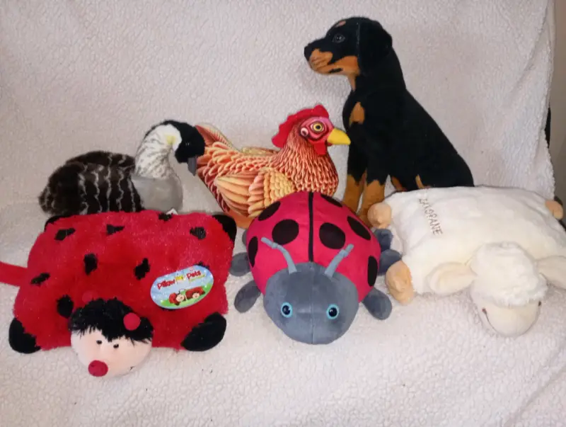 Set de peluches variados para niños - 1