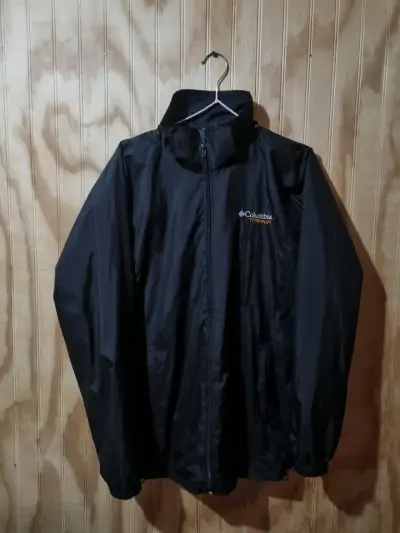 Chaqueta impermeable Columbia Titanium negra - miniatura 1