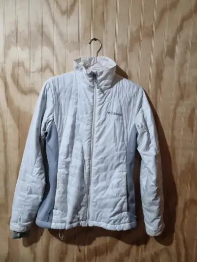 Chaqueta Columbia blanca para mujer - miniatura 1