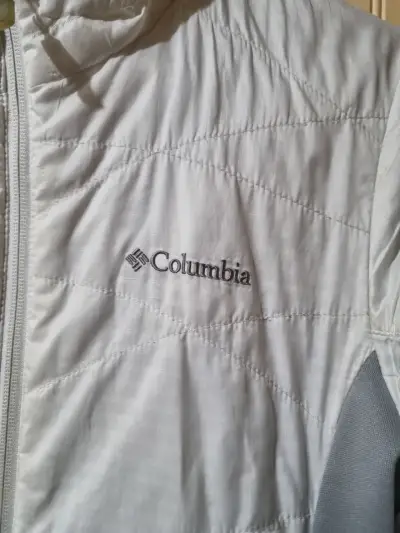 Chaqueta Columbia blanca para mujer - miniatura 2