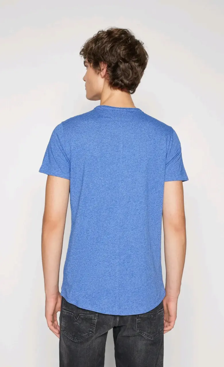 Polera Tommy Jeans Jaspe Hombre Azul M, Original - 3
