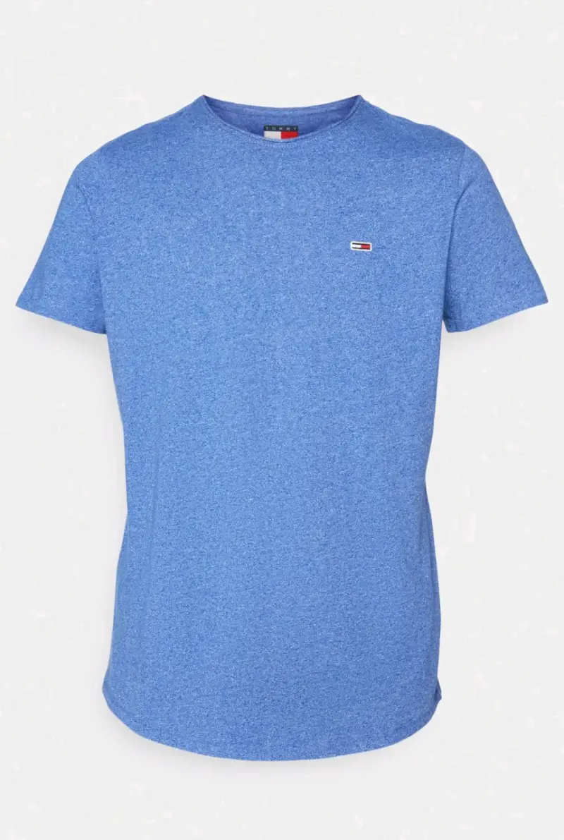 Polera Tommy Jeans Jaspe Hombre Azul M, Original - 5