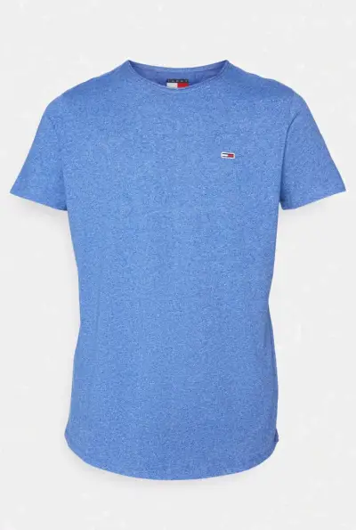 Polera Tommy Jeans Jaspe Hombre Azul M, Original - miniatura 5