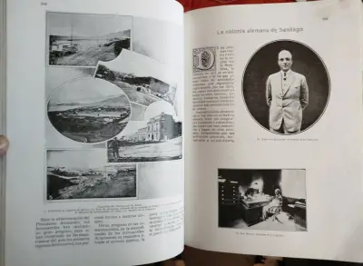 Libro antiguo 'El Progreso Alemán en Chile' 1924 - miniatura 4