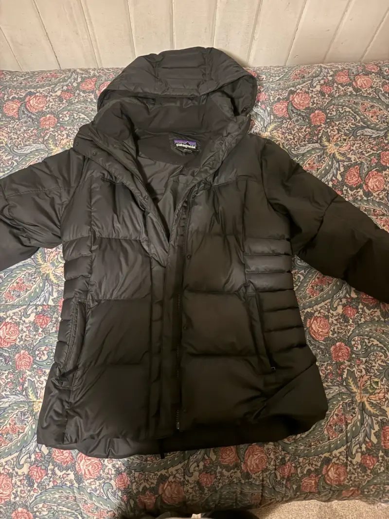 Chaqueta acolchada negra Patagonia mujer