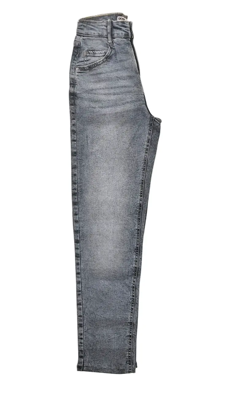 Jeans Bershka Recto Elasticado Tiro Alto Mujer 36 - 3