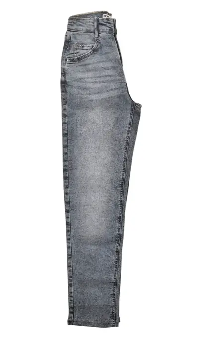 Jeans Bershka Recto Elasticado Tiro Alto Mujer 36 - miniatura 3