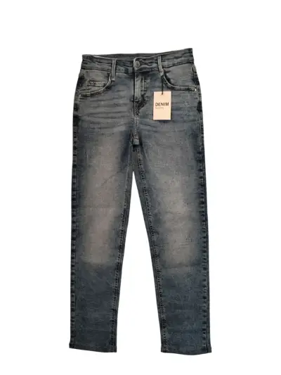 Jeans Bershka Recto Elasticado Tiro Alto Mujer 36 - miniatura 4