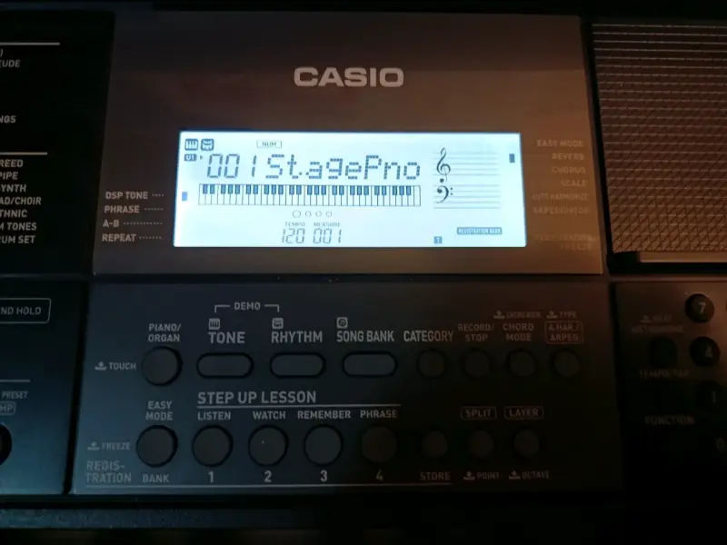 Teclado Casio CT-X800 con soporte - 2
