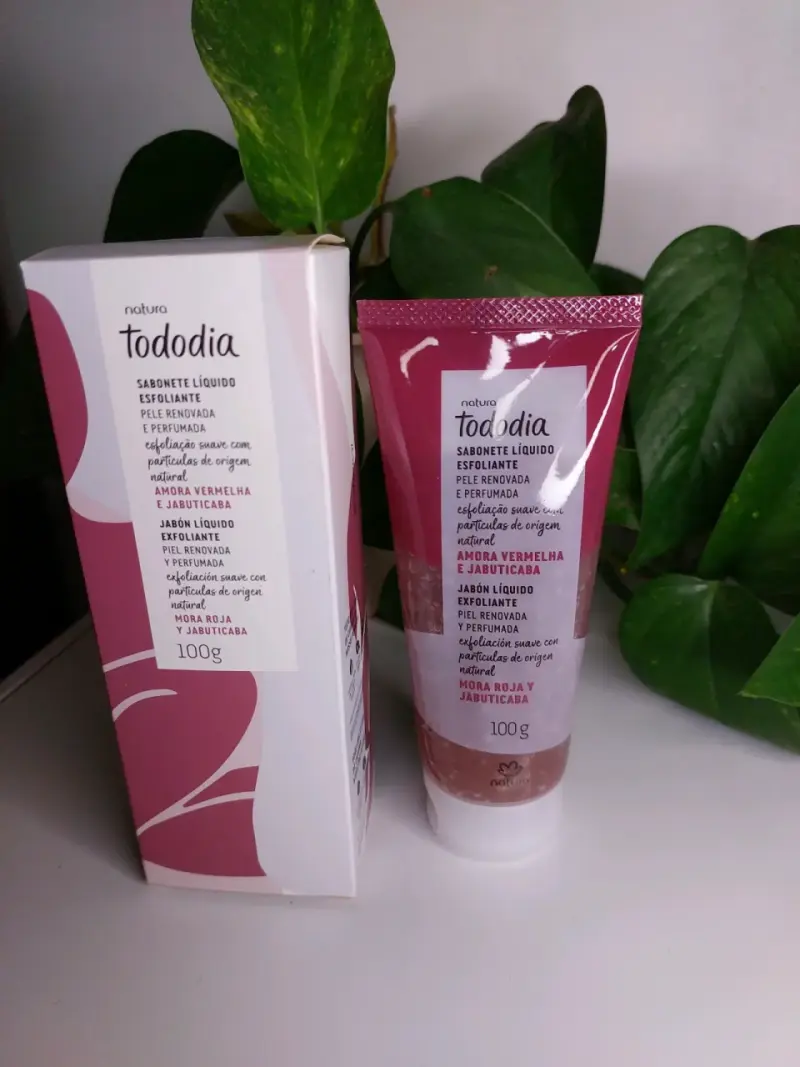 Jabón líquido exfoliante Natura Tododia 100g