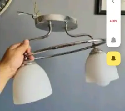 Lámpara de techo doble moderna - miniatura 1