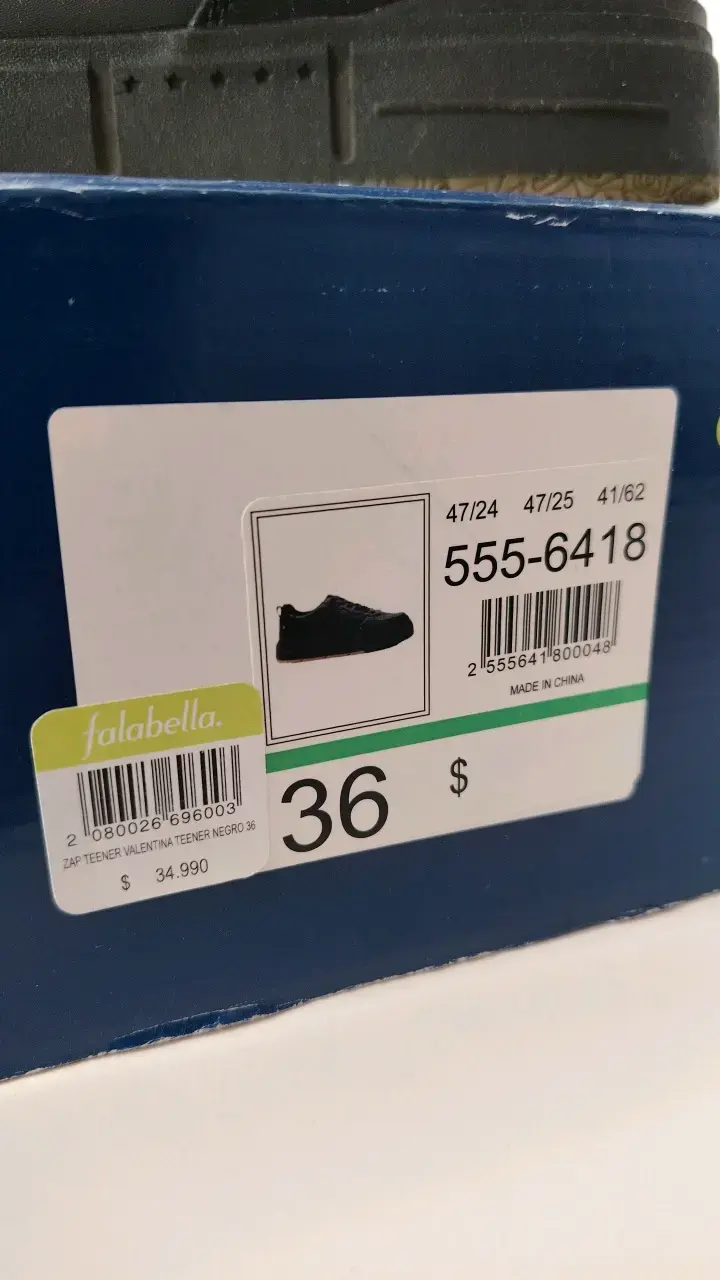 Zapatillas negras Teener Talla 36 - 2