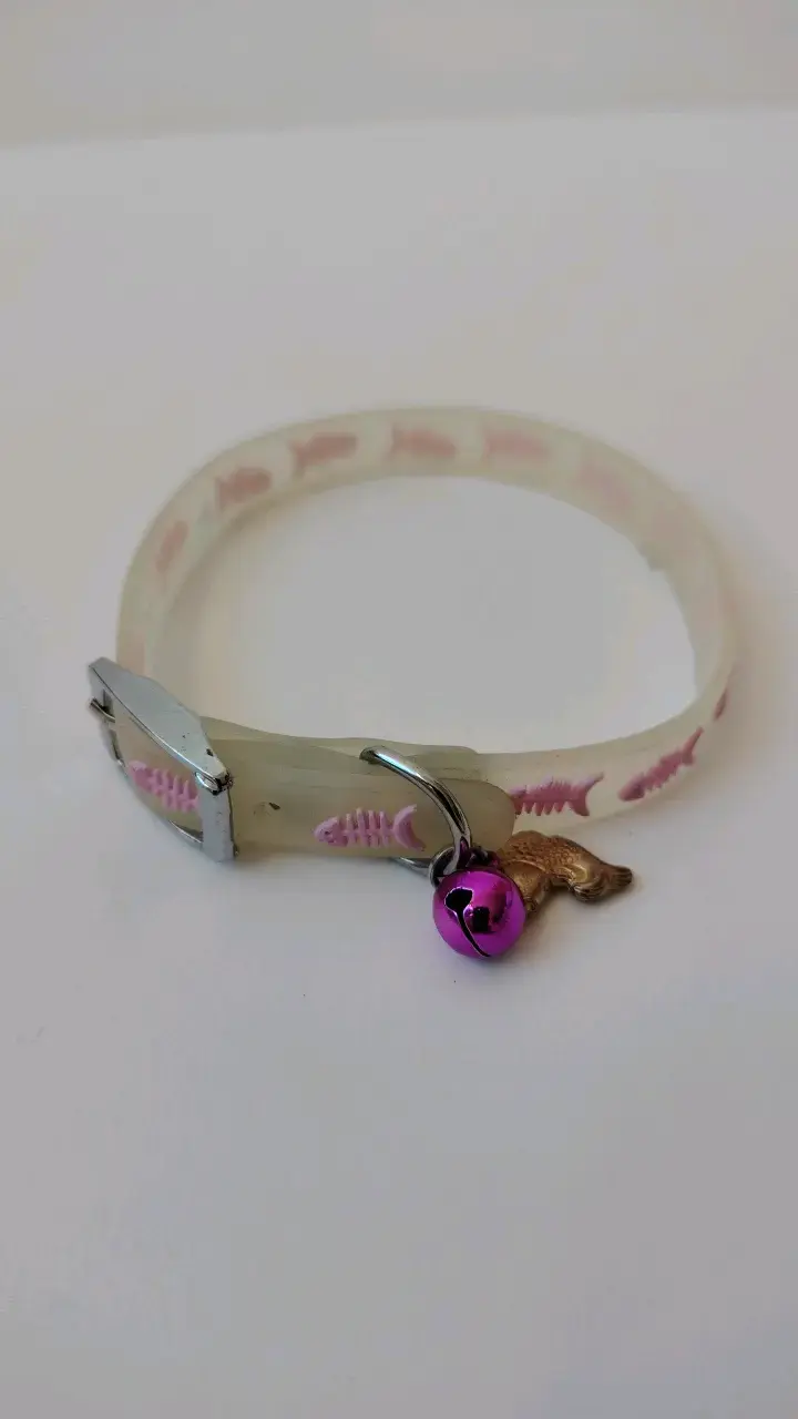 Collar para gato con campana y pez. nuevo - 1