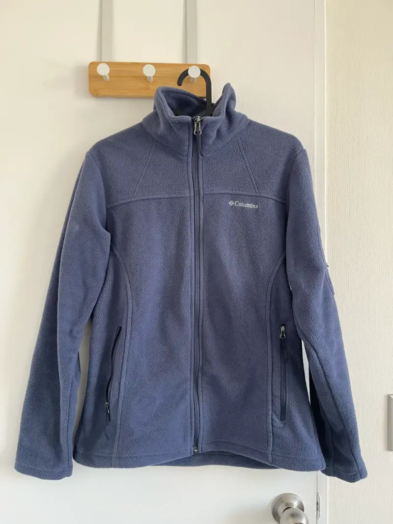 Chaqueta polar Columbia azul para mujer