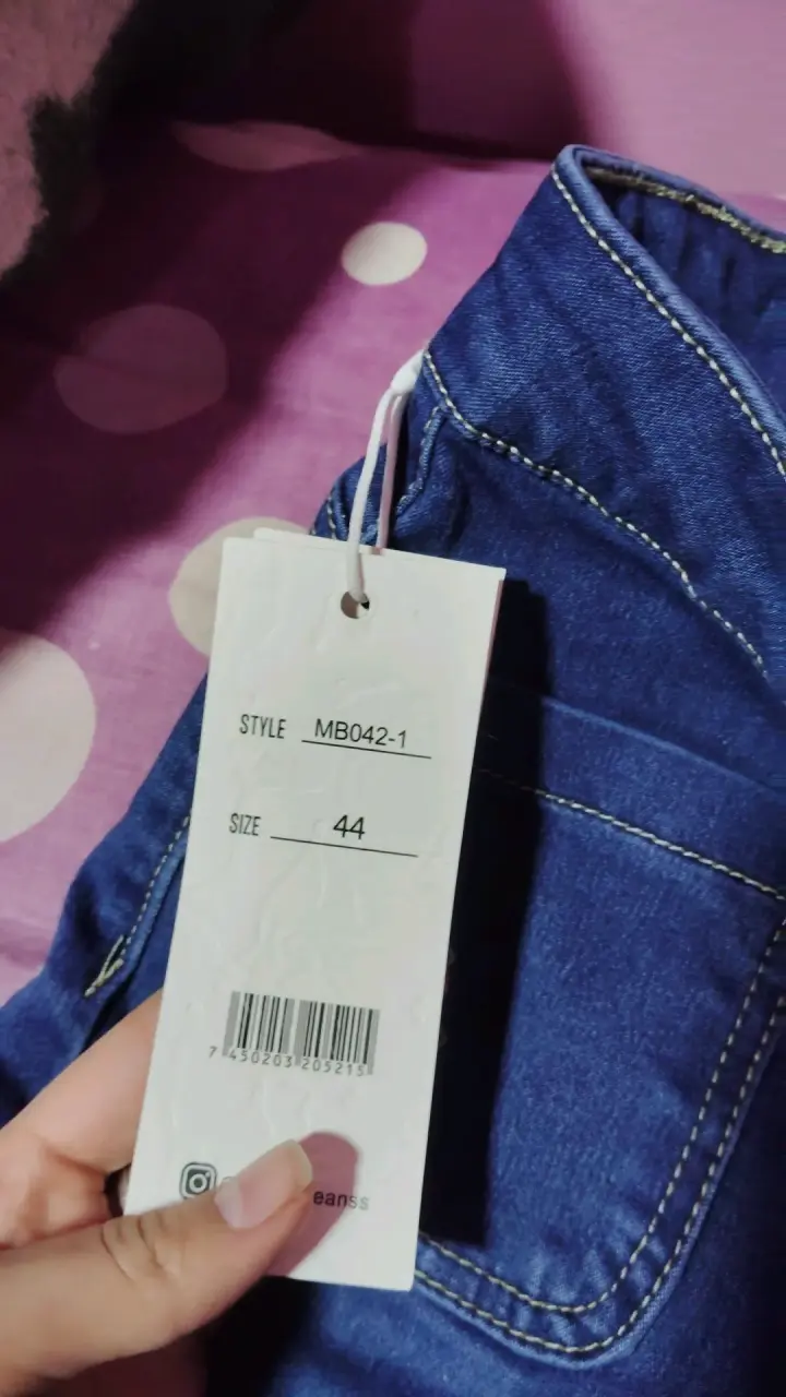 Jeans azul estilo MB042-1 talla 44 - 1