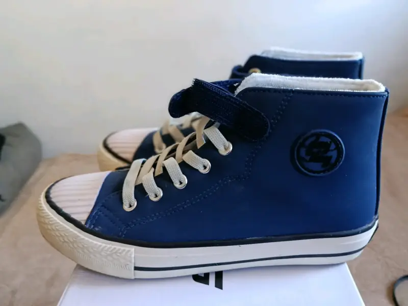 Zapatillas altas azul marino unisex FICUS - 2