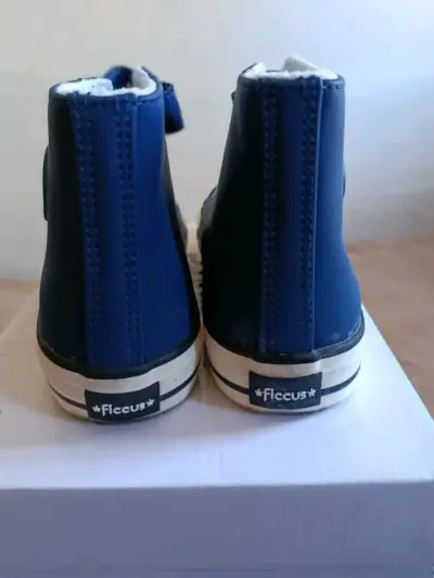 Zapatillas altas azul marino unisex FICUS - miniatura 3