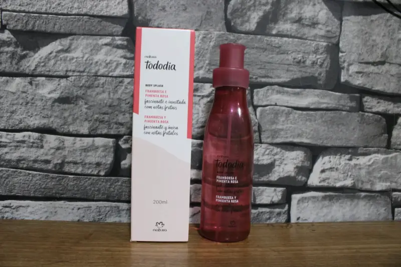 Body Splash Natura Tododia Frambuesa y Pimienta Rosa