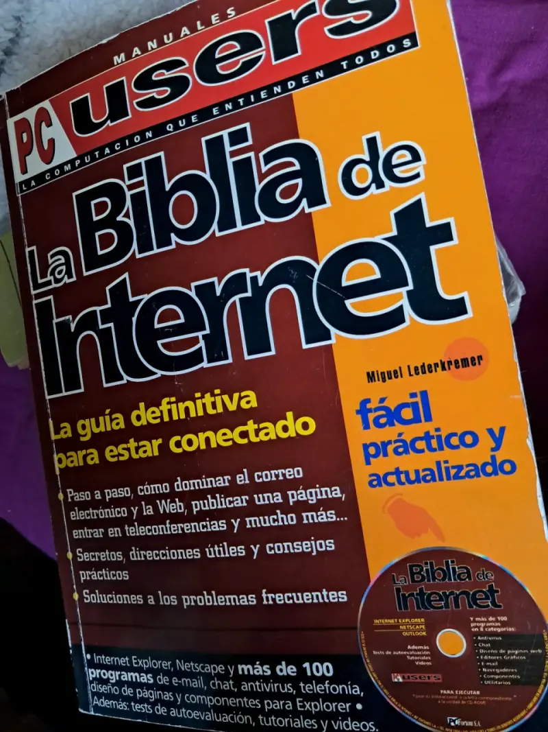 Libro 'La Biblia de Internet' de PC Users - 1
