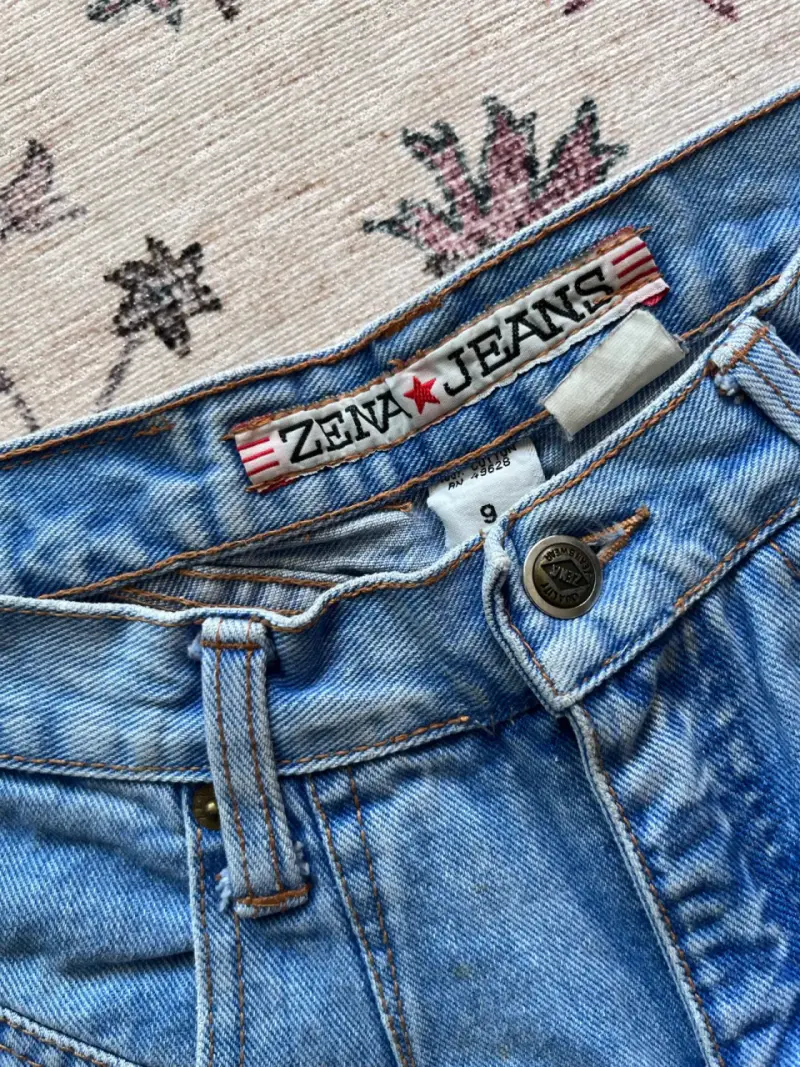 Jeans Zena de mezclilla azul talla 9 - 1