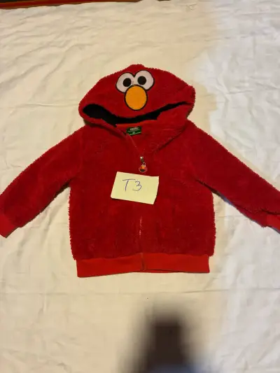 Polerón infantil rojo con capucha de personaje - miniatura 1