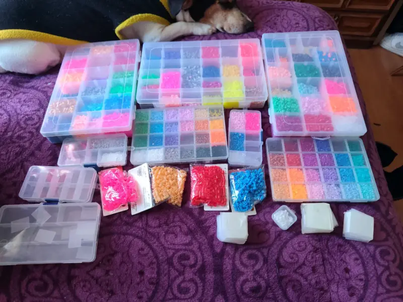 Set de cuentas de colores para manualidades - 1