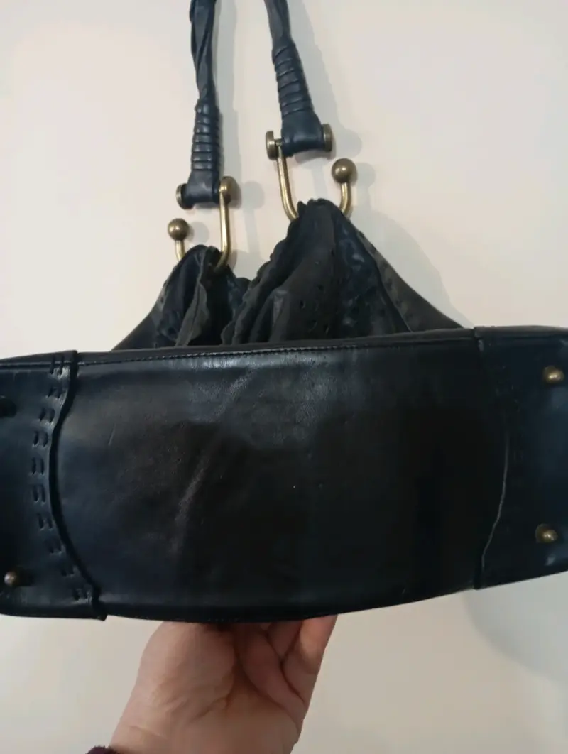 Bolso de cuero bordado - 5