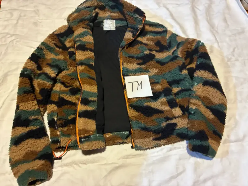 Chaqueta polar camuflada con cierre - 2