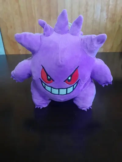 Peluche Gengar Pokémon morado suave - miniatura 1