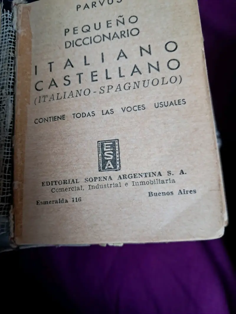 Diccionario Italiano-Castellano Parvus Duplex - 4