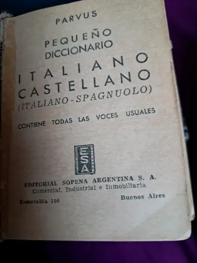 Diccionario Italiano-Castellano Parvus Duplex - miniatura 5
