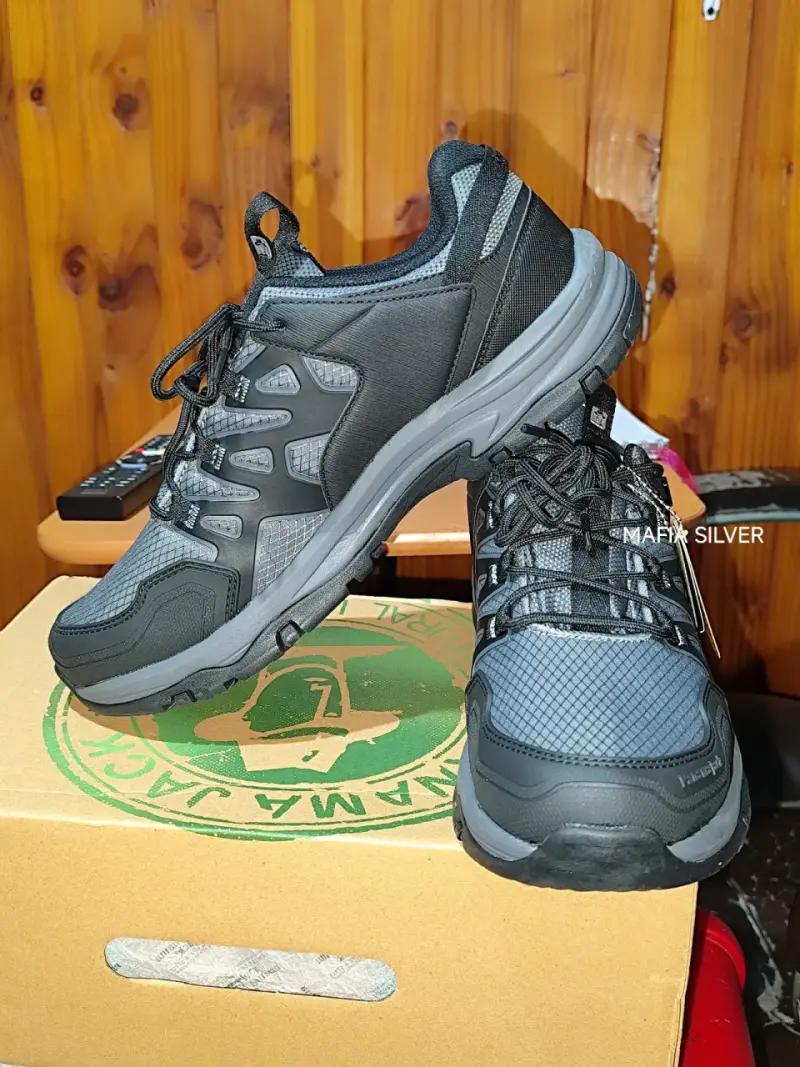 Zapatos trekking Panama Jack gris y negro - 2