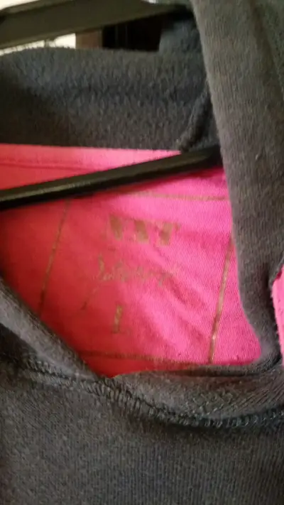 Polerón deportivo NXT Sport gris y rosado - miniatura 2