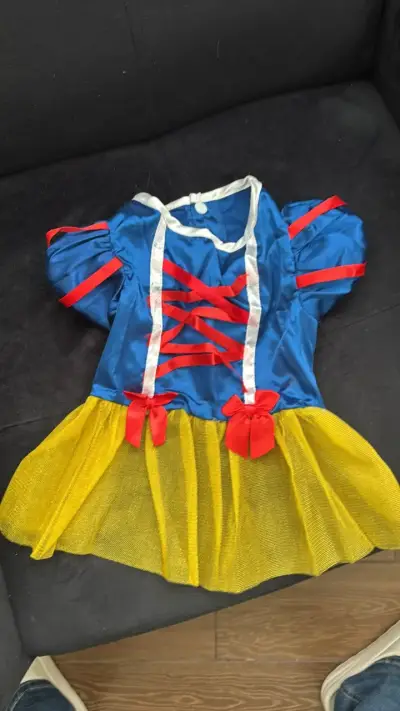 Disfraz de Blancanieves para perros pequeños - miniatura 1