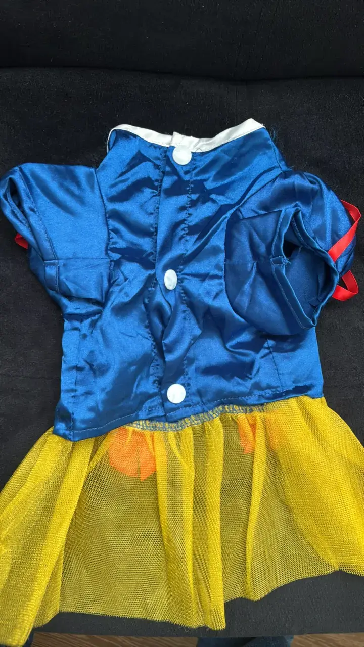 Disfraz de Blancanieves para perros pequeños - 3