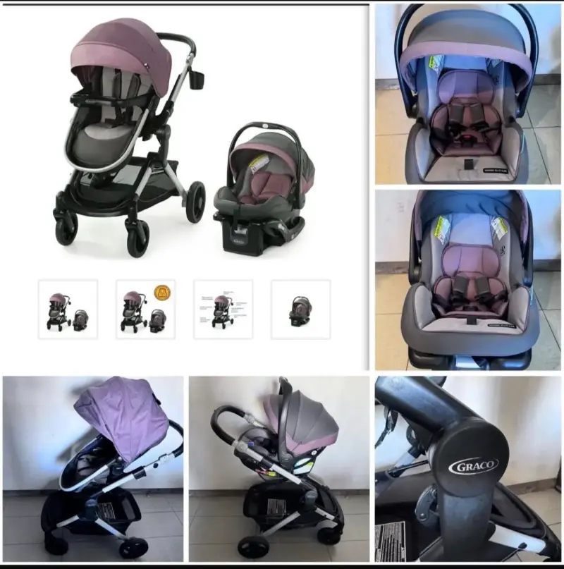 Coche de bebé Graco con silla de auto - 1