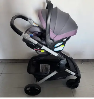 Coche de bebé Graco con silla de auto - miniatura 3