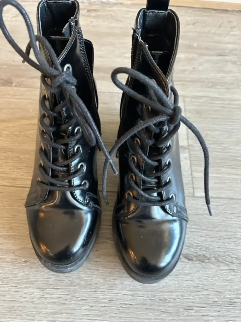 Botas negras de cuero 36 - 3