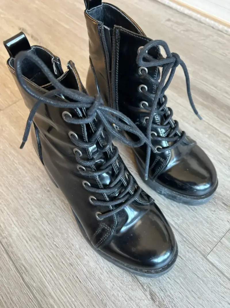 Botas negras de cuero 36 - 4