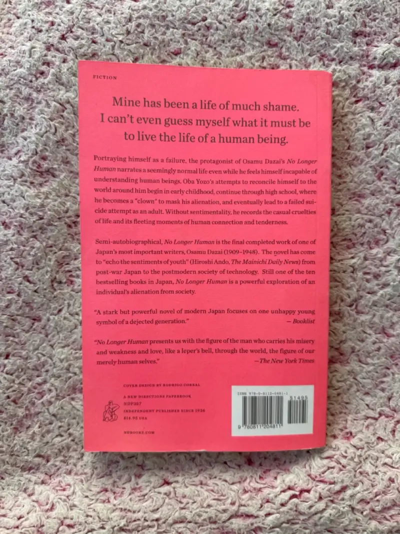 Libro 'No Longer Human' de Osamu Dazai - 2