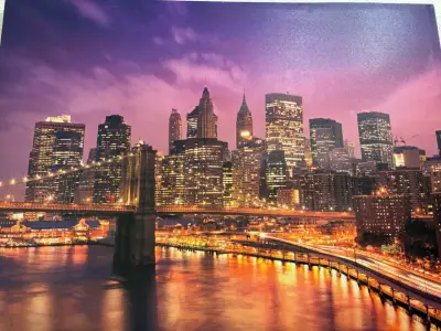 Cuadro decorativo de Nueva York al atardecer - miniatura 1