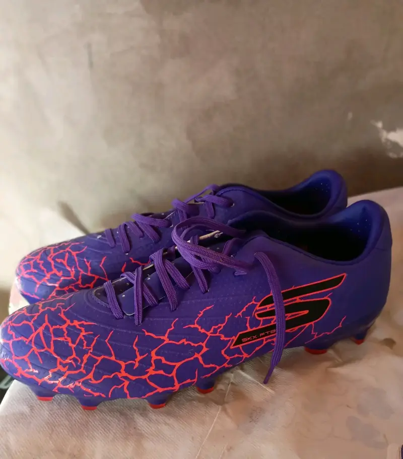 Zapatos de fútbol morados Skechers - 2