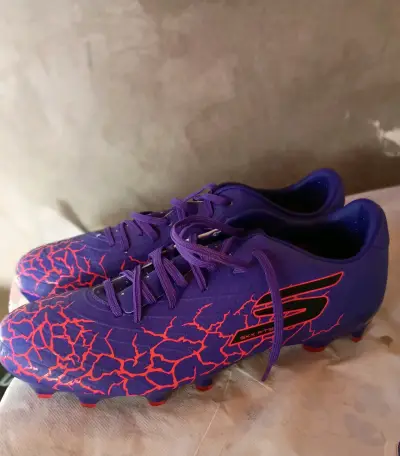 Zapatos de fútbol morados Skechers - miniatura 2