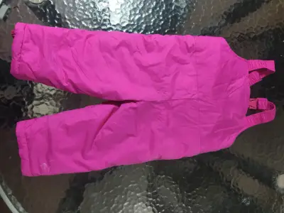 Pantalón de nieve infantil fucsia - miniatura 1