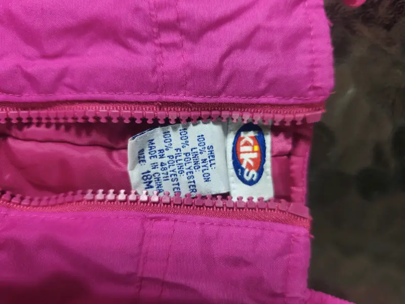 Pantalón de nieve infantil fucsia - 2