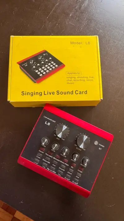 Tarjeta de sonido L8 para grabación en vivo - miniatura 1