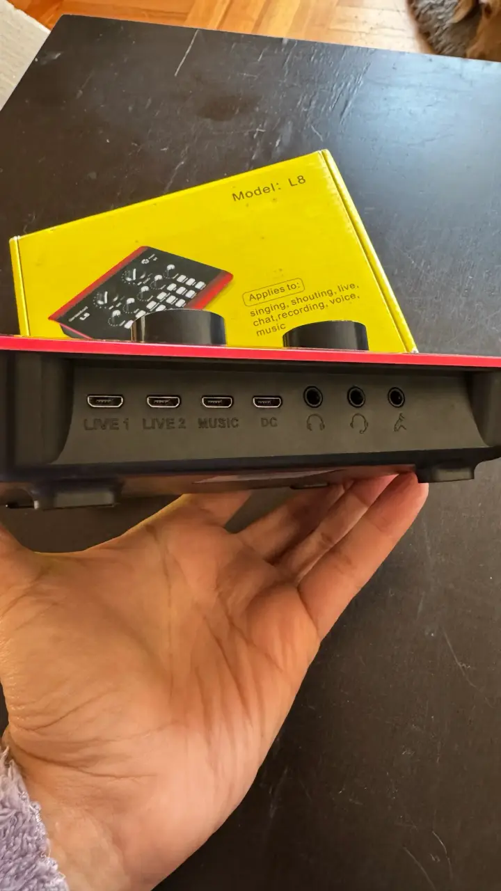 Tarjeta de sonido L8 para grabación en vivo - 2
