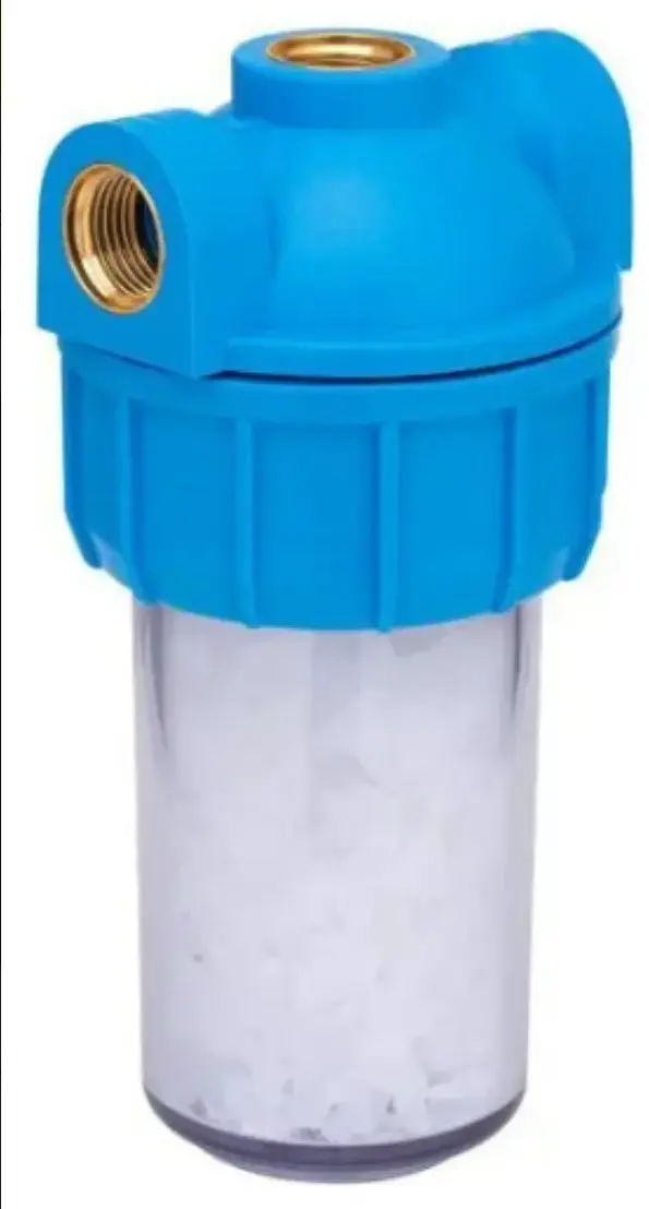 Filtro de agua para calefón con carcasa azul - 3