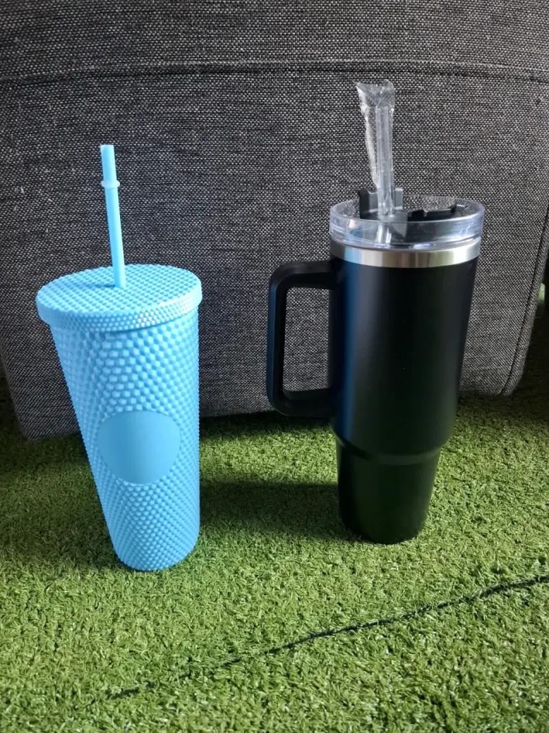 Vasos térmicos con tapa y bombilla - 3